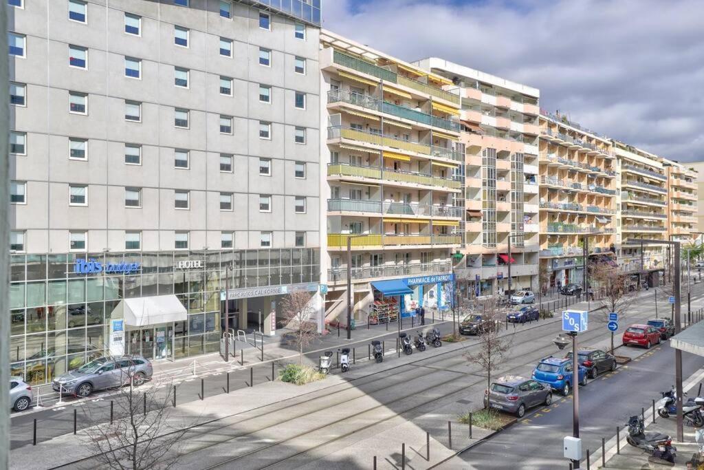 L29 Lenval Beach At 1Min Walk To Sea Front Ac Balcony Nizza Kültér fotó