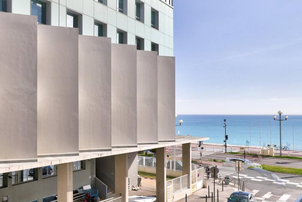 L29 Lenval Beach At 1Min Walk To Sea Front Ac Balcony Nizza Kültér fotó
